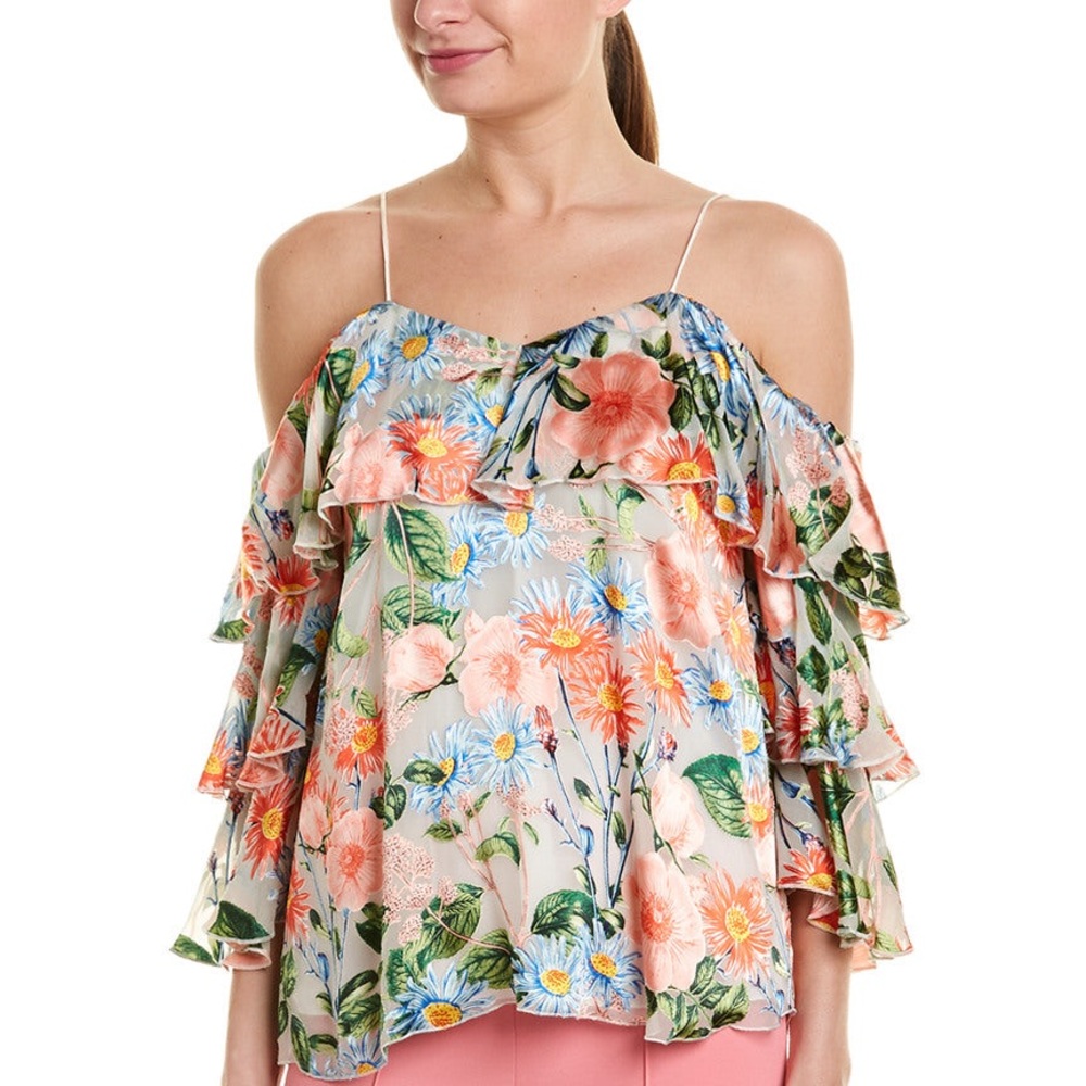 Marylee Floral Off The Shoulder Blouse